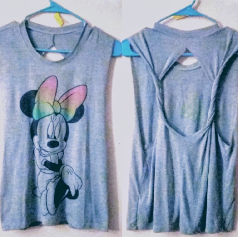 Minnie Mouse Grey Tank Top